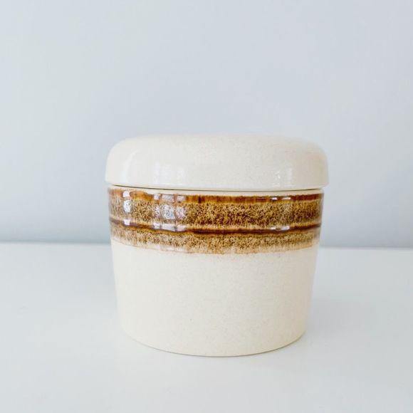 Crown Lynn Other - MCM Crown Lynn Earthstone Stoneware Sugar Jar